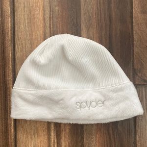 Spyder White Winter Hat